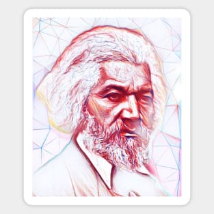 Frederick Douglass Portrait | Frederick Douglass line art Magnet